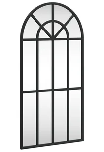 Czarne lustro ścienne zakończone łukiem B3-D89 - Lustra Czarne lustro ścienne zakończone łukiem B3-D89 - Lustra - miniaturka - grafika 1