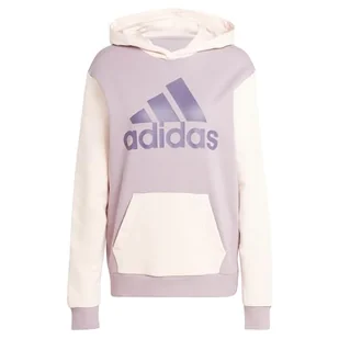 adidas Damska bluza z kapturem Essentials Boyfriend Polarowa bluza z kapturem, M, Ulubiona figa/Wonder Quartz/Shadow Violet, M - Bluzy damskie - miniaturka - grafika 1