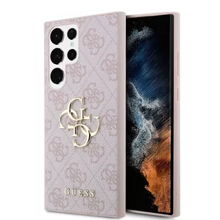 Guess GUHCS24M4GMGPI S24+ S926 różowy/pink hardcase 4G Big Metal Logo - Etui i futerały do telefonów - miniaturka - grafika 3