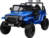 Pojazdy elektryczne dla dzieci - Ramiz Jeep Na Akumulator Pojazd OFF ROAD 4x4 SPORT Niebieski - miniaturka - grafika 1