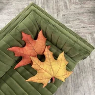 Poduszki dekoracyjne - Zestaw Poduszek Jesiennych Liść Klonu Żółty I Czerwony - miniaturka - grafika 1