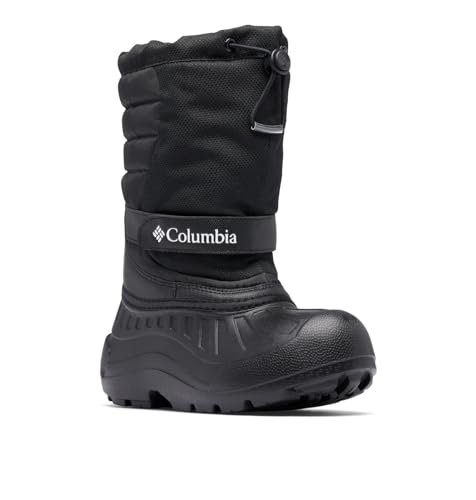 Columbia Powderbug Snowlite śniegowce dziecięce, uniseks, czarno-biały, 33 EU