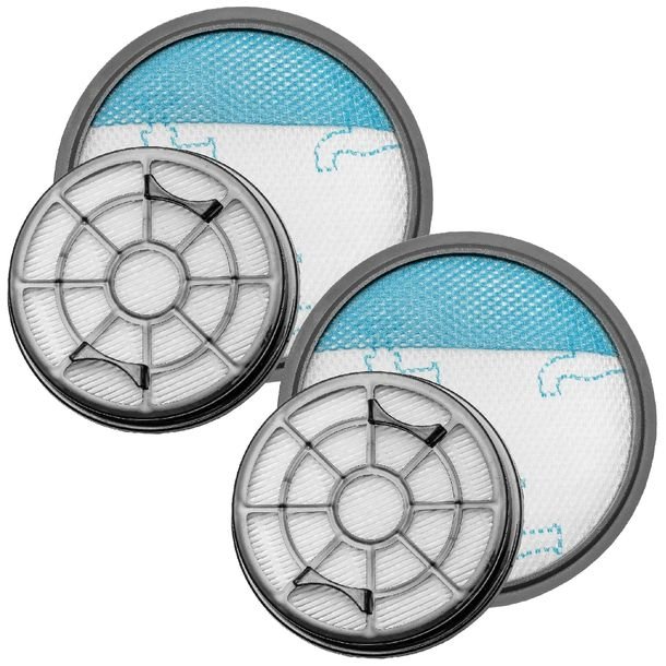 2x Zestaw filtrów HEPA do odkurzaczy ROWENTA / TEFAL SWIFT POWER CYCLONIC