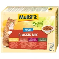 Mokra karma dla kotów - MultiFit Adult Speical Jelly Classic Mix Zestaw mieszany 12x100g - miniaturka - grafika 1