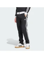 Spodnie sportowe męskie - adidas Spodnie dresowe Classic KE3530 Czarny Slim Fit - miniaturka - grafika 1