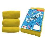 Rajstopy - RAJSTOPY DZIECIĘCE BAWEŁNIANE RAJTUZY CIEPŁE GRUBE ZIMOWE DLA CHŁOPCA DZIEWCZYNKI 104-110 ŻÓŁTE - miniaturka - grafika 1