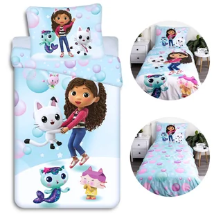 Koci Domek Gabi Komplet pościeli zapinanej na zamek, bawełniana pościel 140x200 cm, Oeko-Tex - Pościel dla dzieci - miniaturka - grafika 1