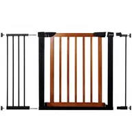 Zabezpieczenia dla dzieci - Bramka zabezpieczająca rozporowa do 117cm brązowo-czarna SG0003AC - miniaturka - grafika 1