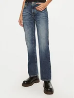Spodnie damskie - Guess Jeans Jeansy W4YA98 D5FC1 Granatowy Regular Fit - miniaturka - grafika 1