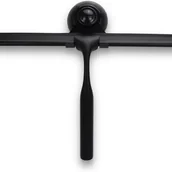 Myjki do okien - Ściągaczka do czyszczenia szklanych drzwi prysznicowych z uchwytem, 25 cm, silikonowa, czarna - miniaturka - grafika 1