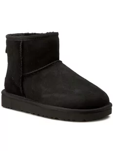 Ugg Buty W Classic Mini II 1016222 Czarny - Śniegowce damskie - miniaturka - grafika 1