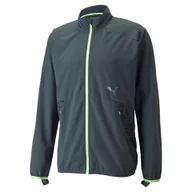 Kurtki i kamizelki sportowe męskie - Kurtka męska Puma  Run Ultraweave S FSTR Jacket Dark Slate S - miniaturka - grafika 1