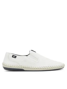 Rieker Półbuty B4551-81 Biały - Półbuty męskie - miniaturka - grafika 1