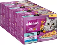 Mokra karma dla kotów - Zestaw Whiskas Tasty Mix, saszetki, 48 x 85 g - Ryba dnia w sosie - miniaturka - grafika 1