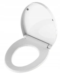 DESKA SEDESOWA DO TOALETY WOLNOOPADAJĄCA WC TWARDA WYPINA BATU BIAŁA - Deski sedesowe - miniaturka - grafika 1