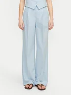 Spodnie damskie - JJXX Spodnie materiałowe Ellis 12248958 Błękitny Wide Leg - miniaturka - grafika 1