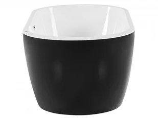 Wanna Wolnostojąca Led Z Hydromasażem 170 X 80 Cm Czarna Nevis Iii! - Wanny z hydromasażem - miniaturka - grafika 7