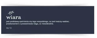 Zakładka duża - Wiara jest - Szaron - Zakładki do książek - miniaturka - grafika 1