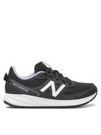 Buty dla dziewczynek - New Balance Sneakersy YK570PP3 Czarny - miniaturka - grafika 1