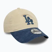 Czapki damskie - Czapka z daszkiem New Era Block Cord 9Twenty Los Angeles Dodgers light beige WYSYŁKA W 24H 30 DNI NA ZWROT - miniaturka - grafika 1