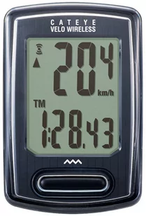 CATEYE Licznik Velo Wireless CC-VT230W czarny - Liczniki rowerowe - miniaturka - grafika 1