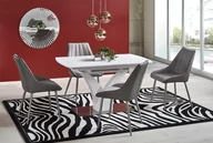 Stoły - stół rozkładany Halmar PALERMO biały mat  - miniaturka - grafika 1