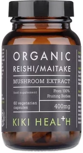 Kiki Health Reishi / Maitake Mushroom Extract (60 kaps.) - Suplementy naturalne Kiki Health Reishi / Maitake Mushroom Extract (60 kaps.) - Suplementy naturalne - miniaturka - grafika 1