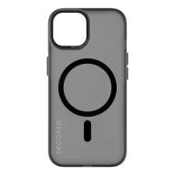 Etui i futerały do telefonów - Etui Decoded Transparent Grip Case z MagSafe do iPhone 15 Plus - szaro-czarne - miniaturka - grafika 1