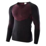 Koszulki i topy damskie - Koszulka termiczna Hi-Tec Hino Top M (kolor Czarny. Czerwony, rozmiar XL/XXL) - miniaturka - grafika 1
