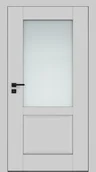 Drzwi wewnętrzne - Dre Drzwi Wewnętrzne Pełne Berge 5 Lakier Popielaty - miniaturka - grafika 1