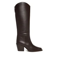 Kozaki damskie - Kozaki G-Star Raw EO-HASRET-25FW38 Brązowy - miniaturka - grafika 1