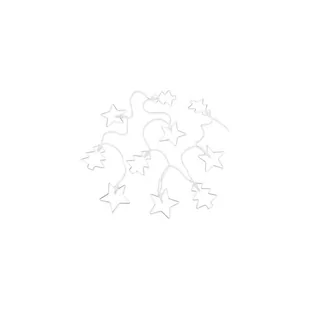Świąteczna girlanda świetlna 135 cm Tri – Markslöjd - Oświetlenie świąteczne - miniaturka - grafika 1