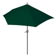Parasole ogrodowe - Parasol półokrągły Parla, parasol balkonowy, UV 50+ poliester/aluminium 3 kg ~ 300 cm zielony bez stojaka - miniaturka - grafika 1