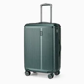 Walizki - Średnia walizka PUCCINI GENEVA PC033B 5D Zielona - miniaturka - grafika 1