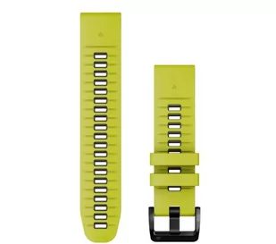 Garmin QuickFit 22 silikon (limonkowy/grafitowy) - Akcesoria do zegarków - miniaturka - grafika 1