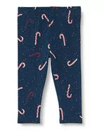 Legginsy - Noa Noa miniature Baby Girls FrankieNNM legginsy z nadrukiem, niebieskie/czerwone, 80/12M - miniaturka - grafika 1