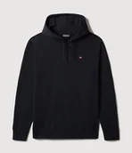 Bluzy męskie - felpa uomo napapijri balis hood - np0a4fqv 176 blu marine brushed - miniaturka - grafika 1