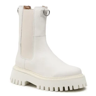 Bronx Trapery 47268-AA Off White 05 - Botki damskie - miniaturka - grafika 1