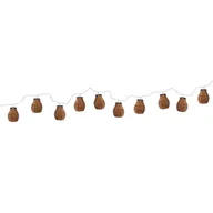 Lampy ogrodowe - Girlanda świetlna, 10 rattanowych lampionów - miniaturka - grafika 1