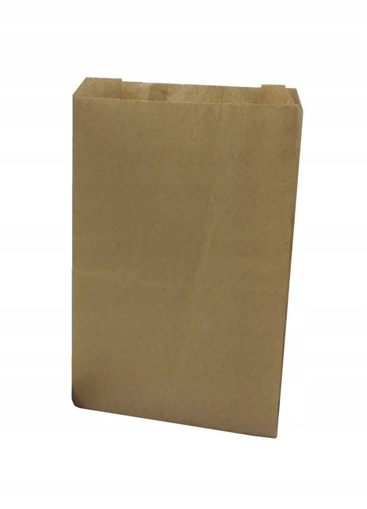 TORBA TOREBKA PAPIEROWA BIAŁA FAŁDOWA ŚNIADANIOWA TOREBKI 180x330 1000 SZT.