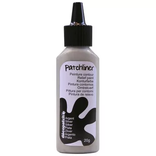 Farba Konturowa Patchliner Srebrna 20G. Pl014, Decopatch - Farby i media malarskie - miniaturka - grafika 1