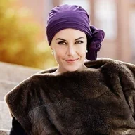 Moda i Uroda OUTLET - Chusta Basic Long ciemny śliwkowy - miniaturka - grafika 1