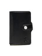 Etui na dokumenty i karty - Semi Line Etui na karty kredytowe P8296-2 Czarny - miniaturka - grafika 1