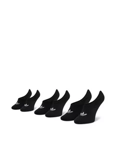 Adidas Zestaw 3 par stopek unisex No-Show Socks 3P FM0677 Czarny - Skarpetki damskie - miniaturka - grafika 1