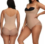 Odzież ciążowa - BODY DAMSKIE WYSZCZUPLAJĄCE KORYGUJĄCE MODELUJĄCE BRZUCH GORSET MAJTKI - miniaturka - grafika 1