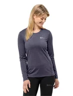 Koszulki i topy damskie - Jack Wolfskin Damska koszulka turystyczna Sky Thermal L/S W - miniaturka - grafika 1