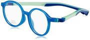 Akcesoria i dodatki do ubrań dla dzieci - NANOVISTA Unisex dziecięce okulary przeciwsłoneczne FLICKER 3.0, AZUL CRISTAL/VERDE GLOW, 46 - miniaturka - grafika 1