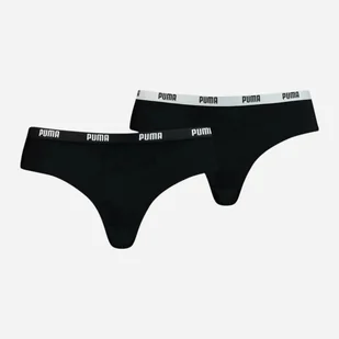 Komplet majtek brasiliana 2 sztuki Puma Women Microfiber Brazilian 2P Pack 90785504 M Czarny (8718824912936) - Majtki damskie - miniaturka - grafika 1