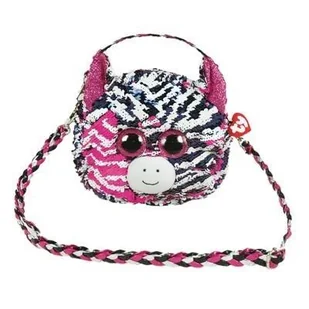 Ty Inc Fashion Zoey Cekinowa torba na ramię Zebra - Torby szkolne - miniaturka - grafika 3