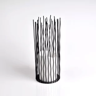 Polux NYBORG XL Led czarna wys. 35cm. IP44 2xAA metal Latarenka bateryjna 313294 313294 - Żarówki LED - miniaturka - grafika 2